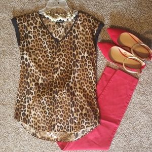 Leopard print Express top